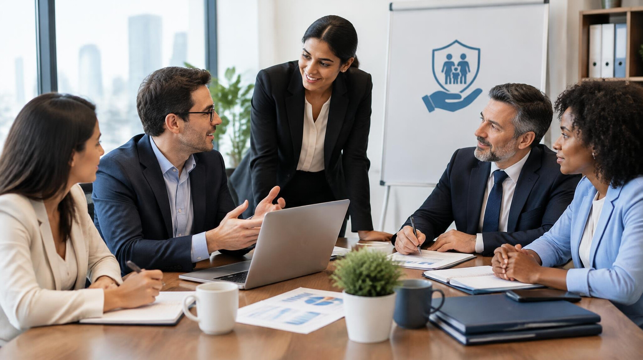 insurance team meeting