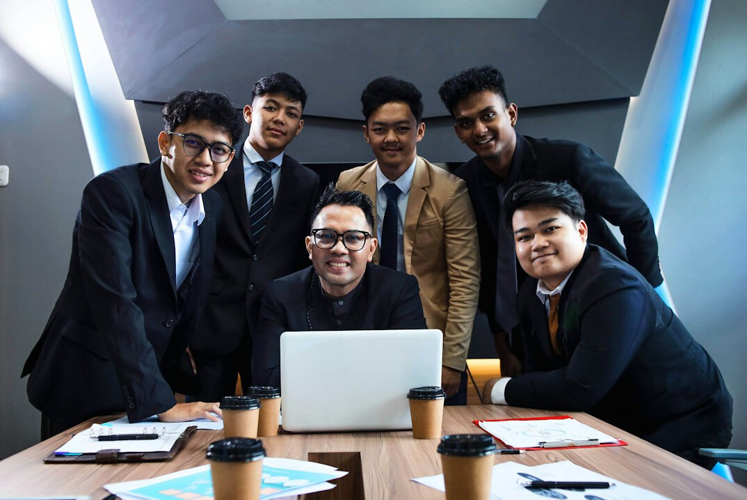 business leader coaching team